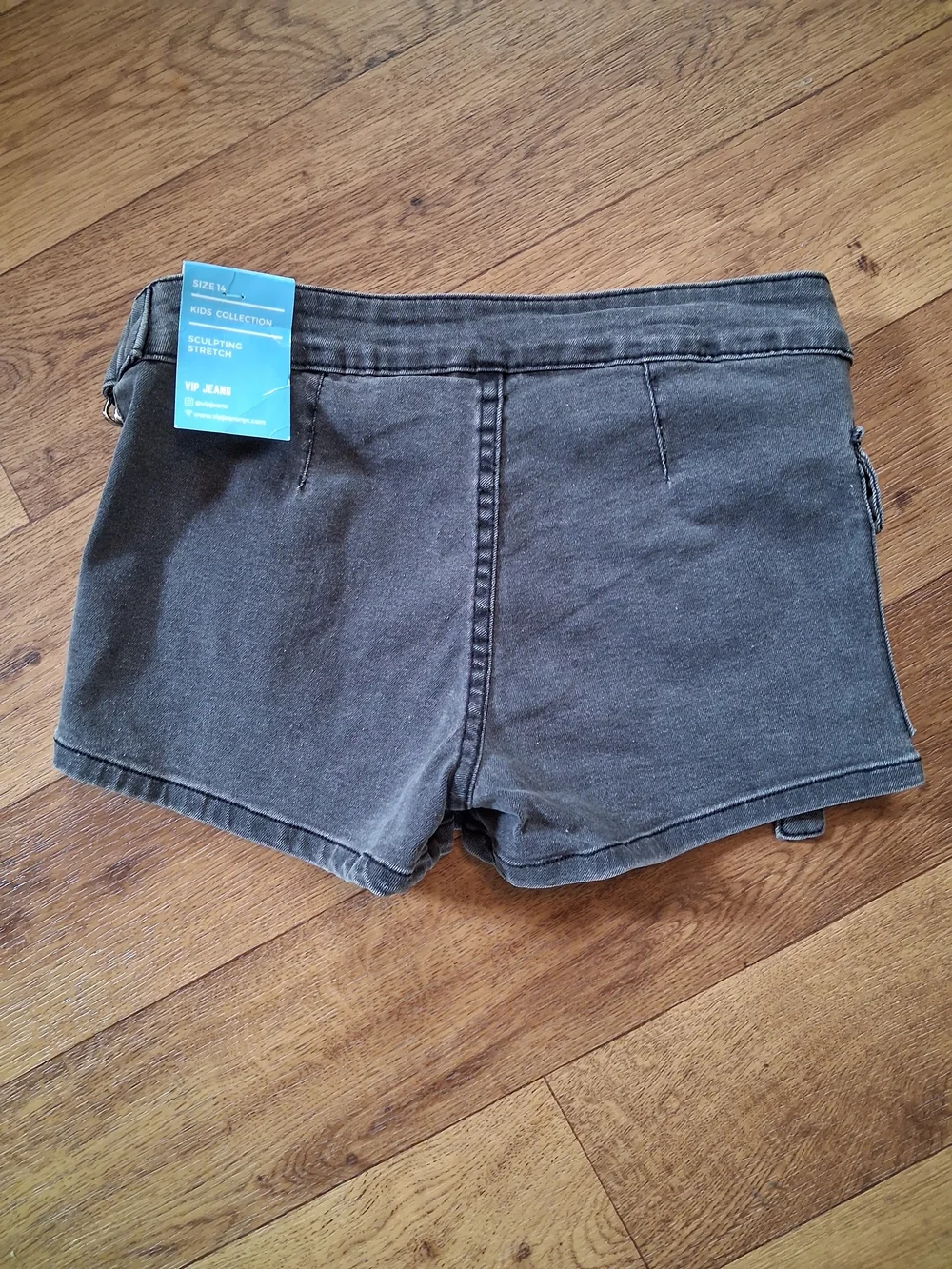 VIP Gray Girls' Jean Shorts